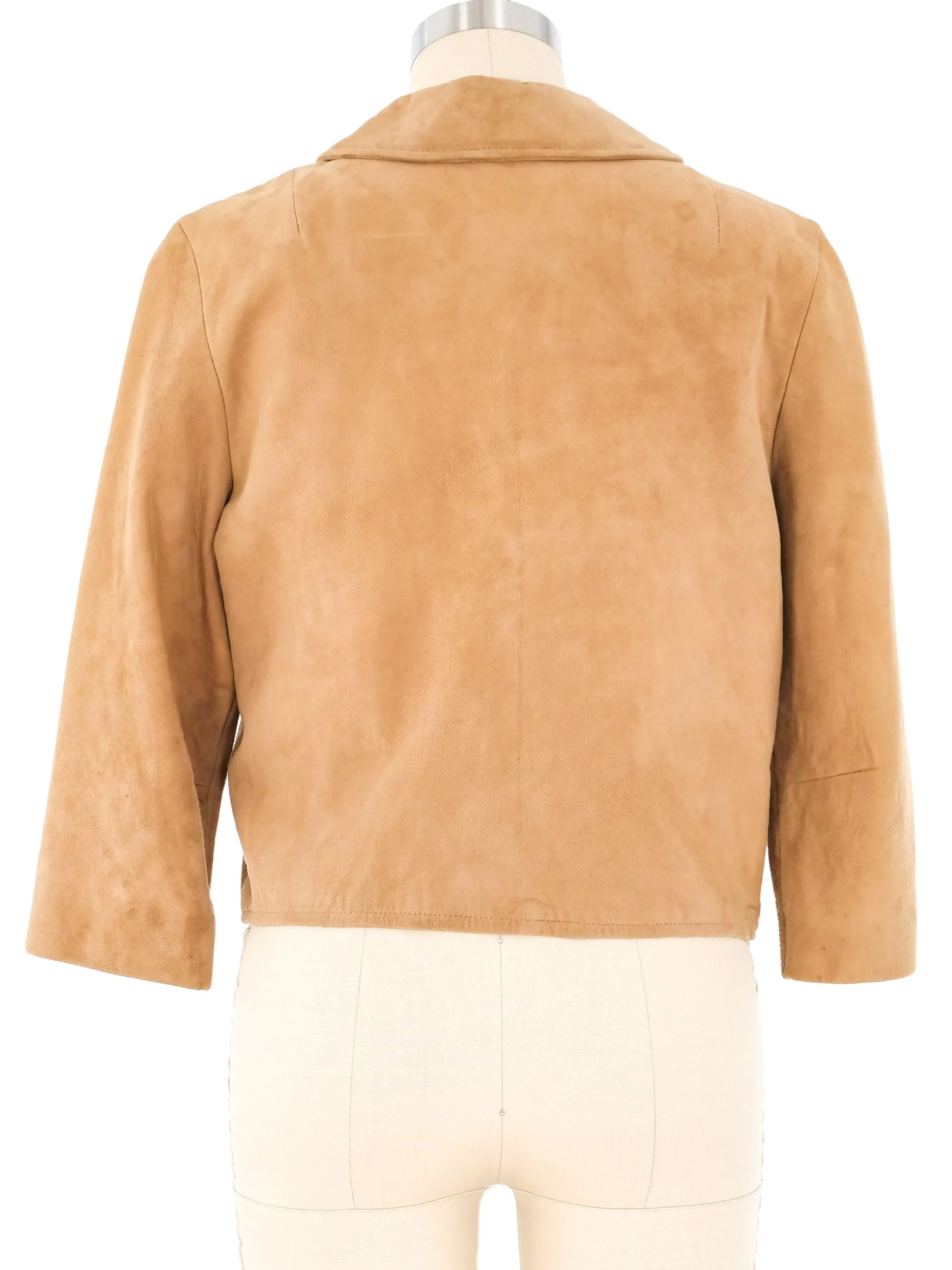 1940s Cropped Suede Jacket