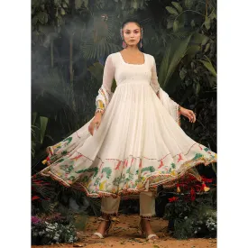 Baise Gaba Noori Anarkali Kurta