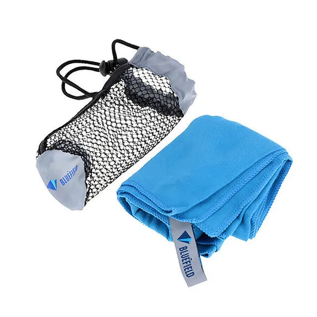 BLUEFIELD Quick Drying Microfiber Antibacterial Ultralight Compact Towel