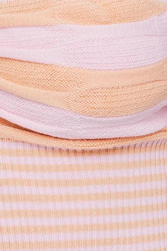 Chic Fitted Sleeveless Halter Neck Cropped Cami Sweater Top