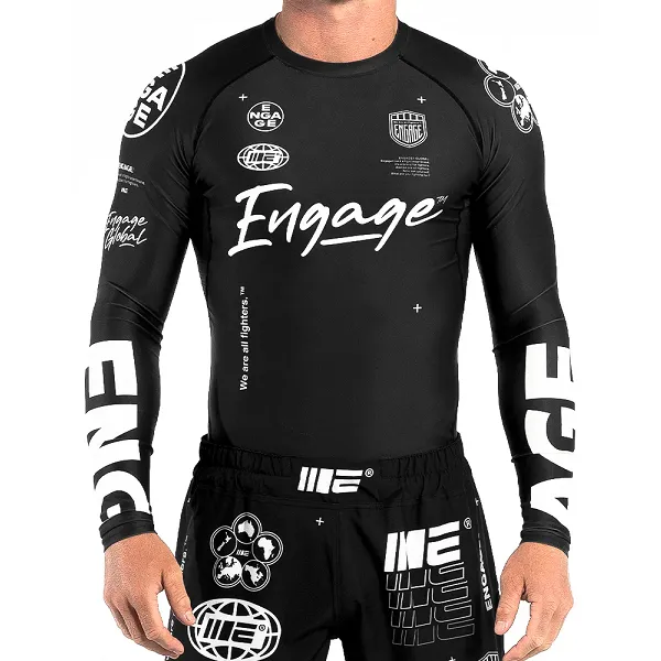 Engage Billboard LS Rash Guard - Black