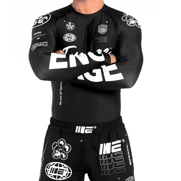 Engage Billboard LS Rash Guard - Black