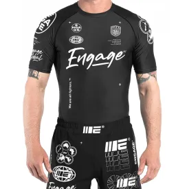 Engage Billboard SS Rash Guard - Black
