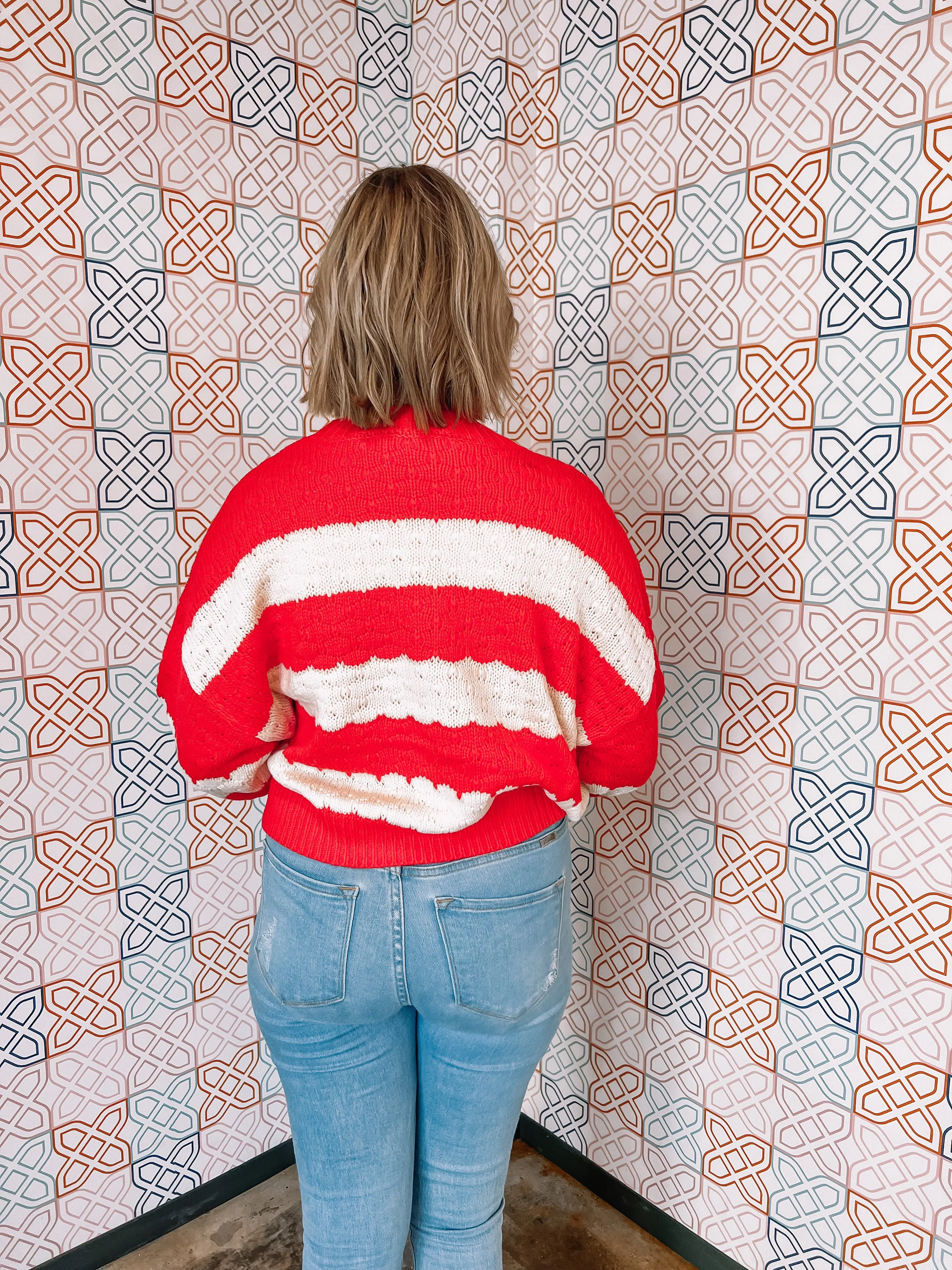 Fight for Love Sweater in Red