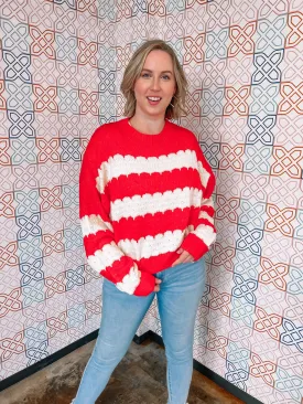Fight for Love Sweater in Red