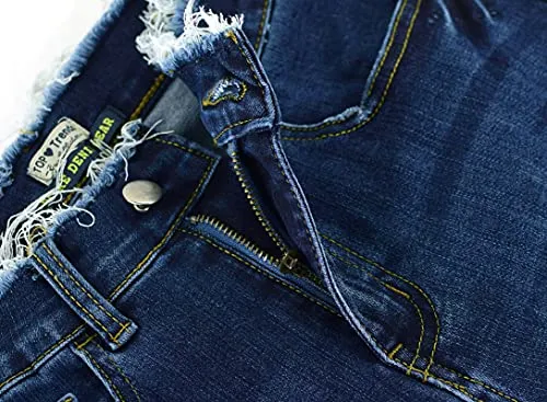 HEYSCRINT Womens Classic High-Stretchy Denim Butt-Lifting Skinny Shaping Jeans (H8803-Indigo-36)