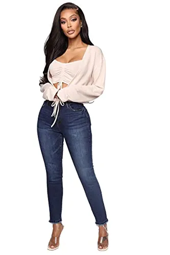 HEYSCRINT Womens Classic High-Stretchy Denim Butt-Lifting Skinny Shaping Jeans (H8803-Indigo-36)