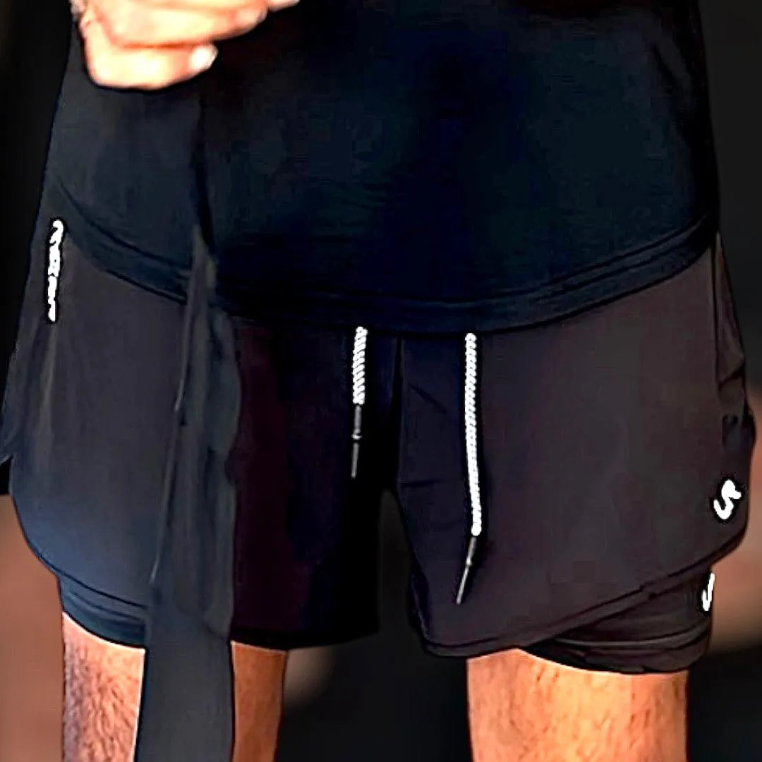 Hybrid Training Shorts Black