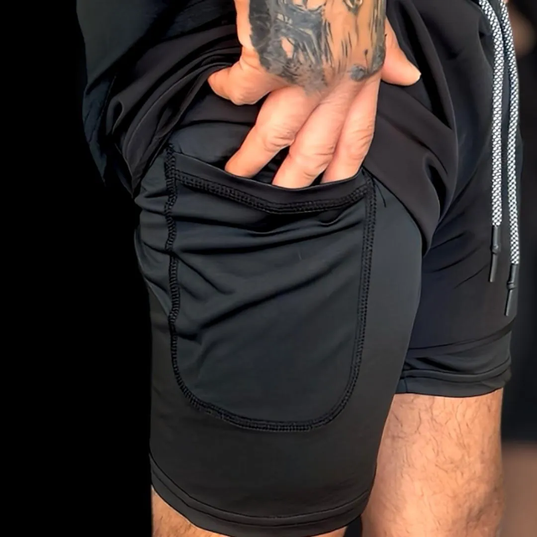 Hybrid Training Shorts Black