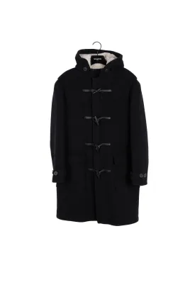 Manteau duffle coat laine noir