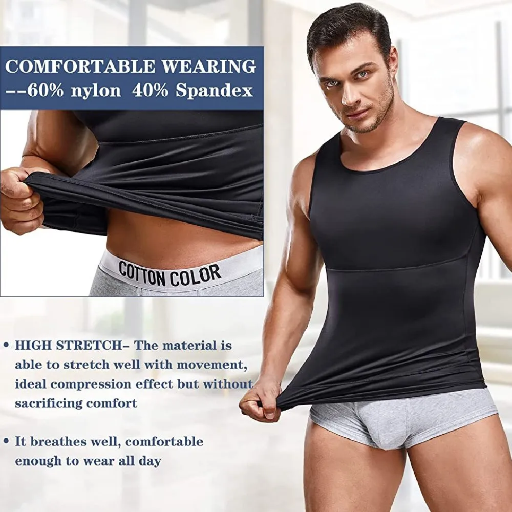 Men Compression Slimming Body Shaper Tank