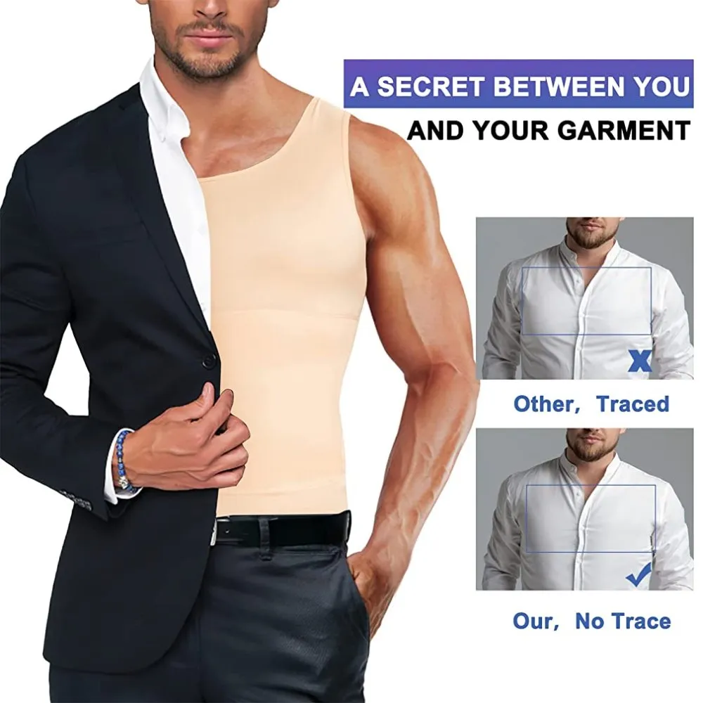 Men Compression Slimming Body Shaper Tank
