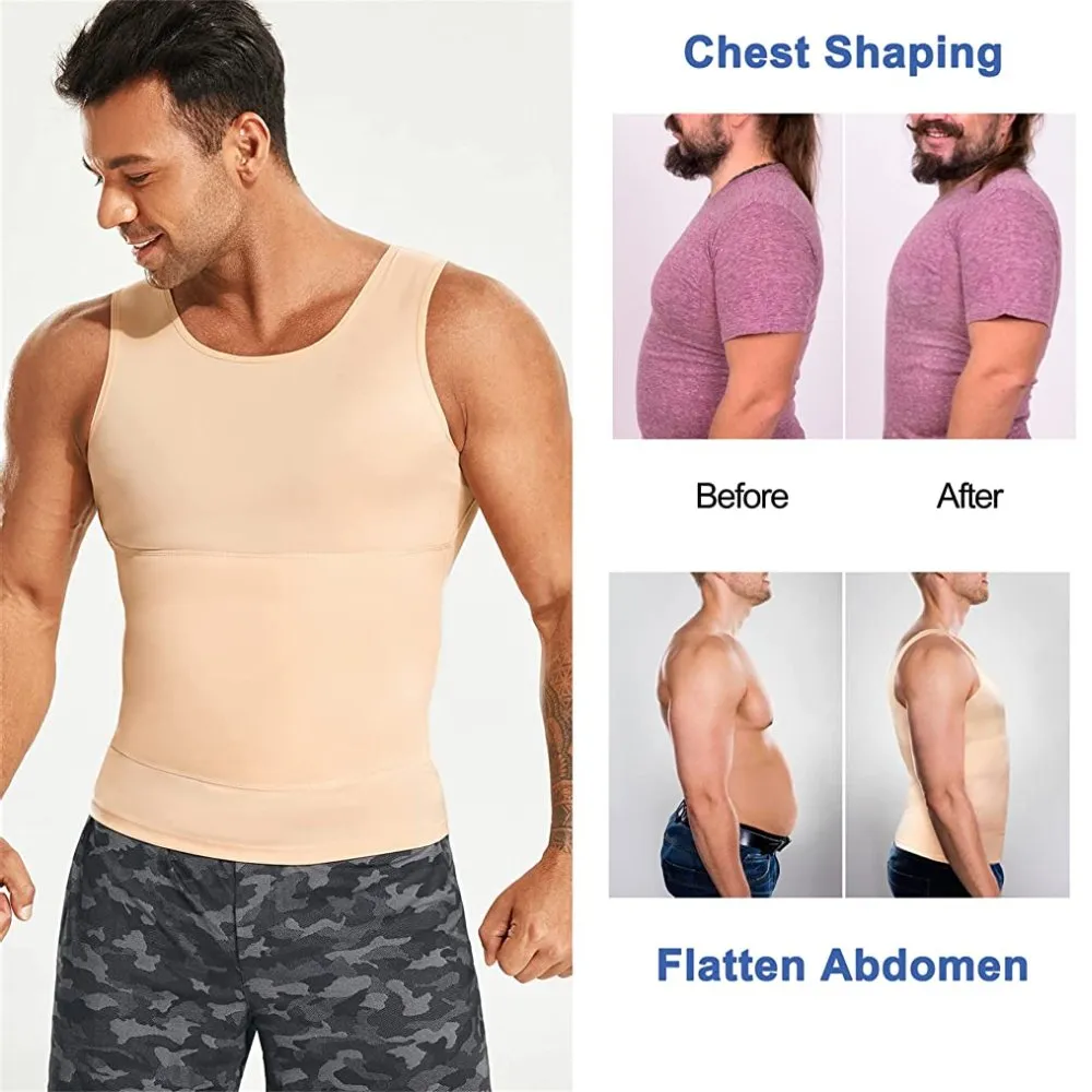 Men Compression Slimming Body Shaper Tank
