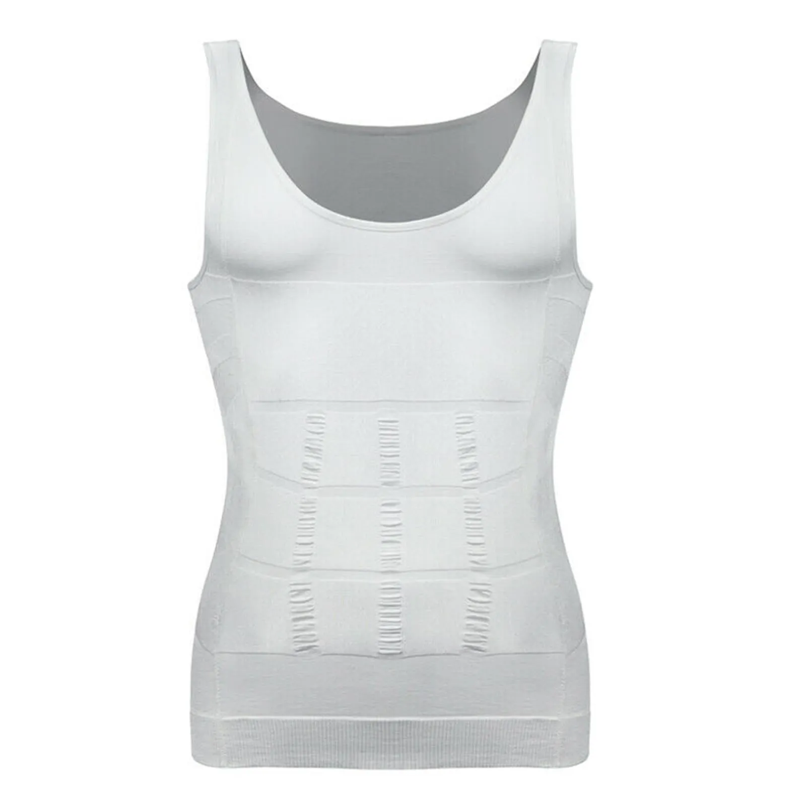 Men's Compression Tank Top Slimming Body Shaper Vest