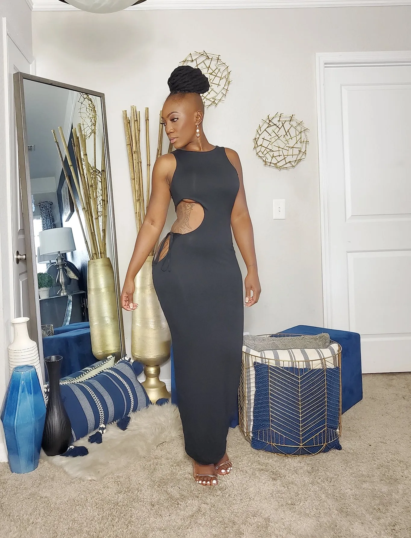 Porsha Cut Out Maxi Dress