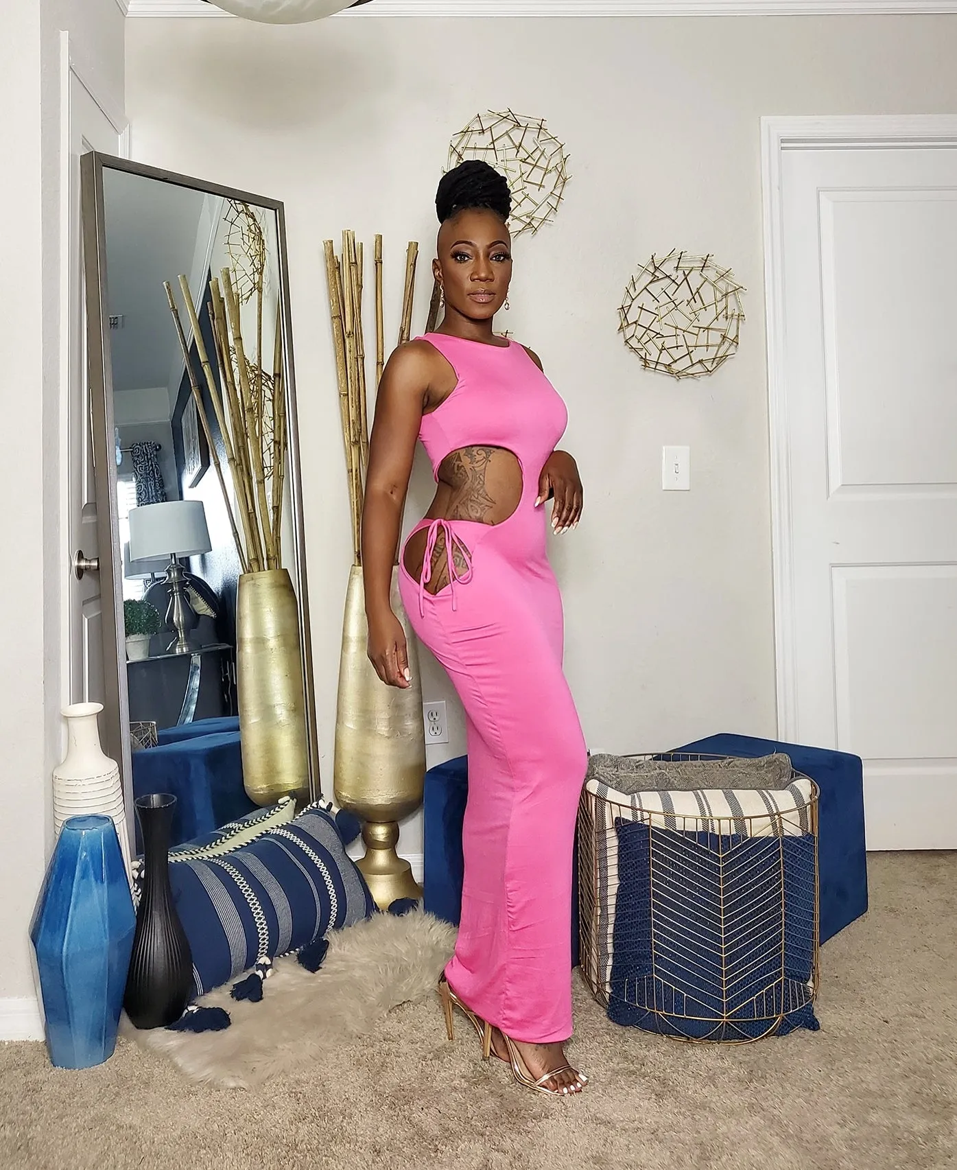 Porsha Cut Out Maxi Dress