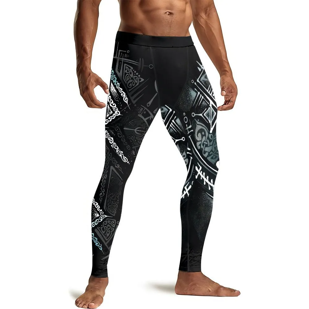 Runes Of Loki Men's Compression Leggings