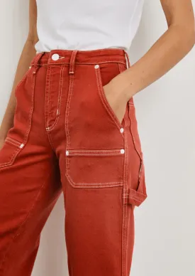 Silverado Carpenter Crop Jean / Terracotta