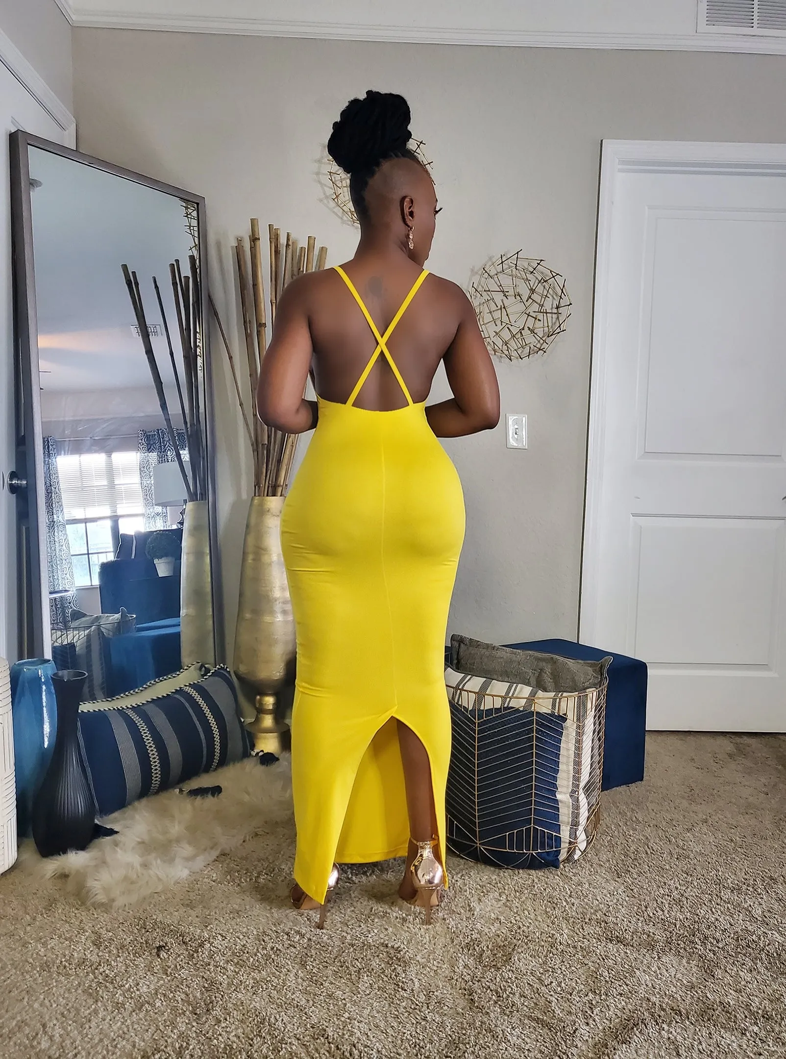 Summer Babe Crossback Maxi Dress