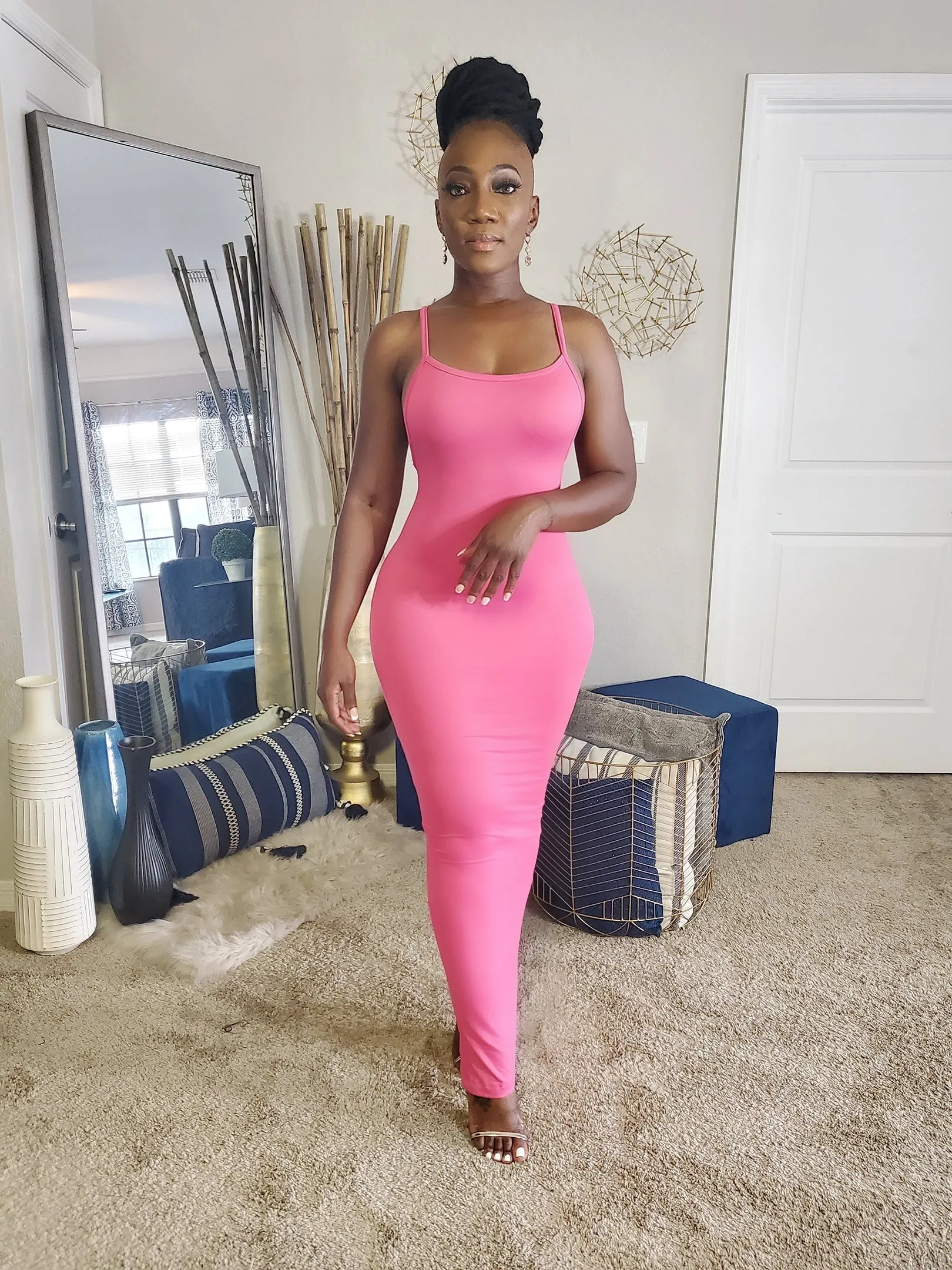 Summer Babe Crossback Maxi Dress