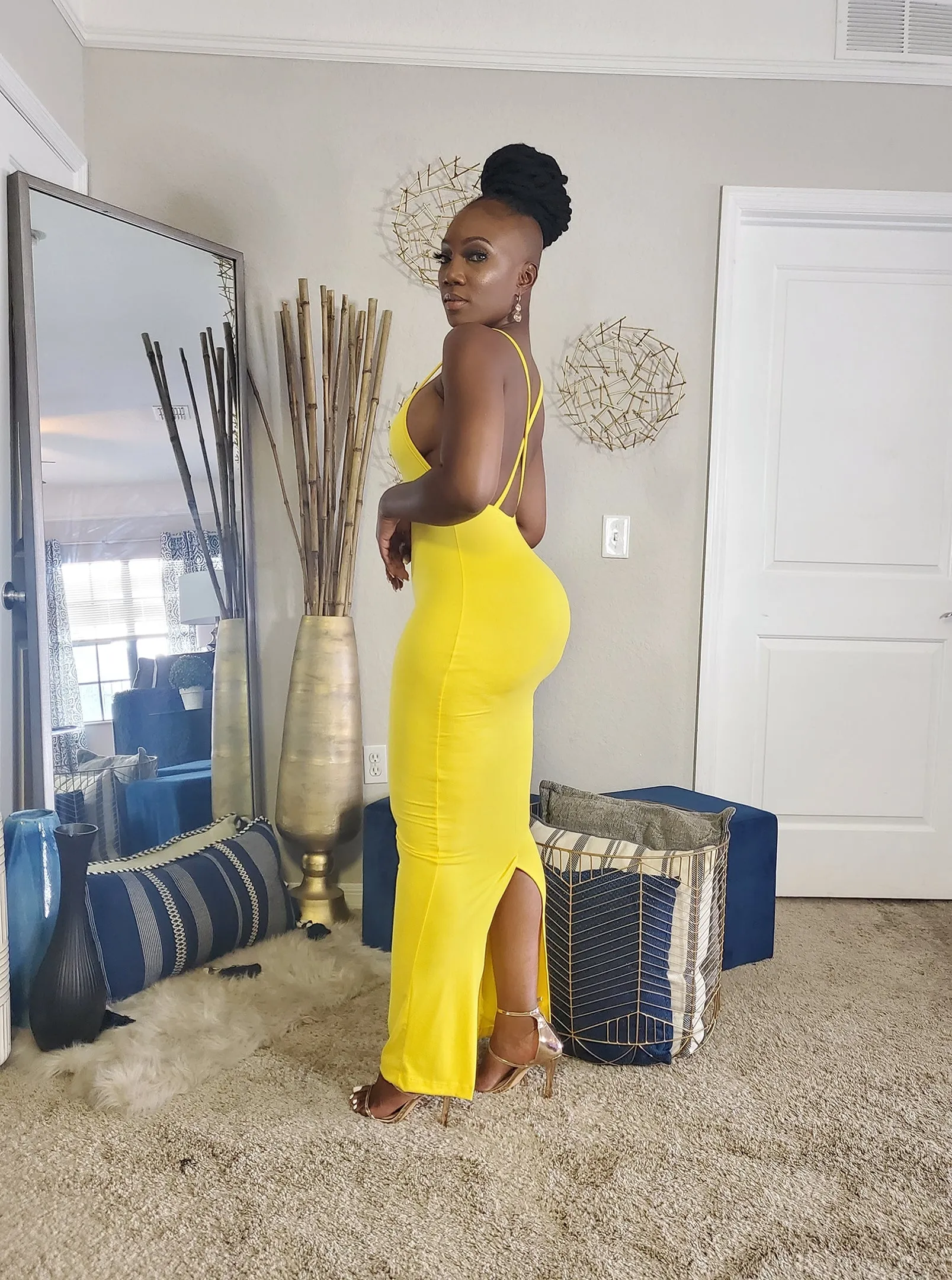 Summer Babe Crossback Maxi Dress