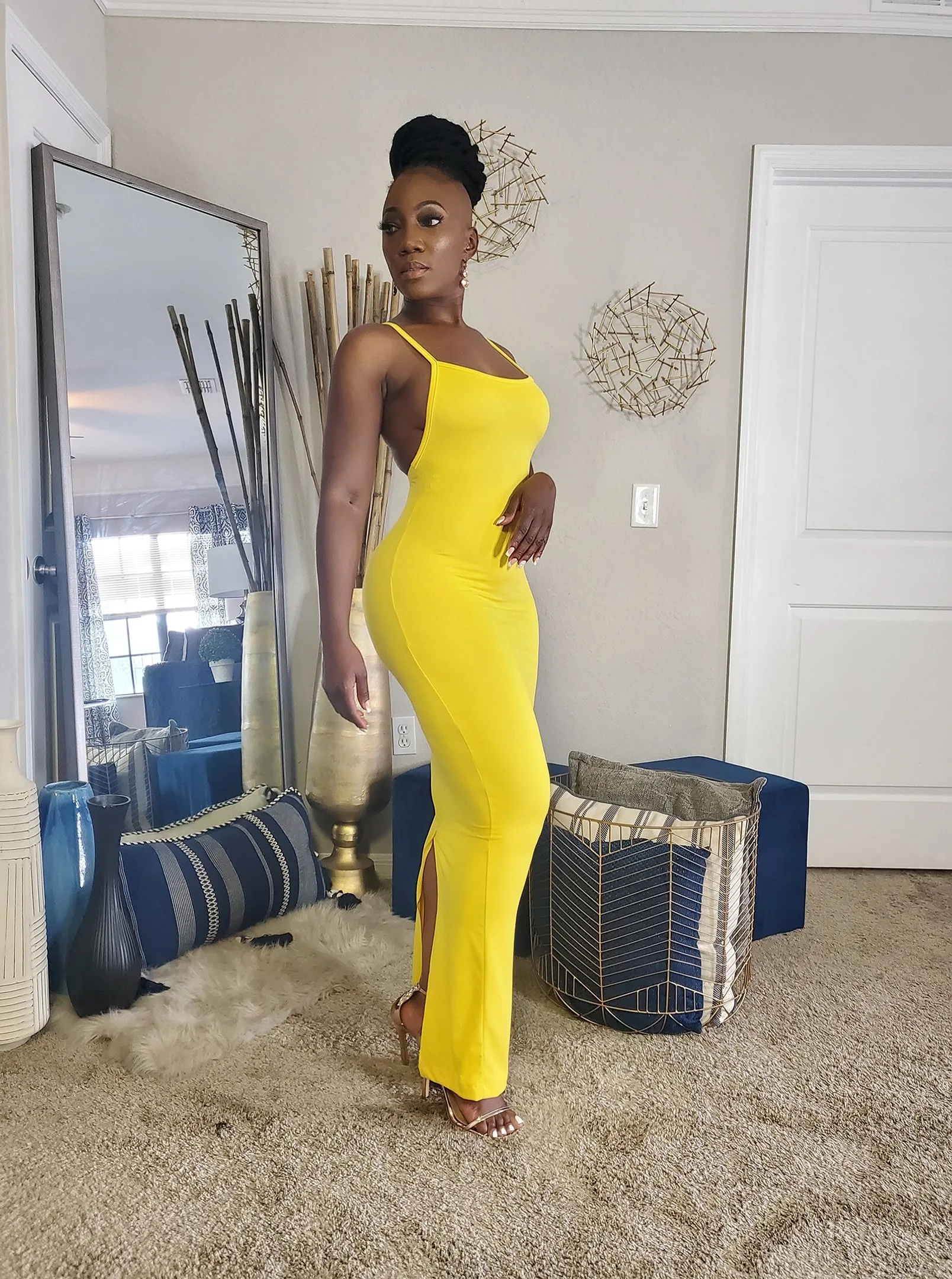Summer Babe Crossback Maxi Dress