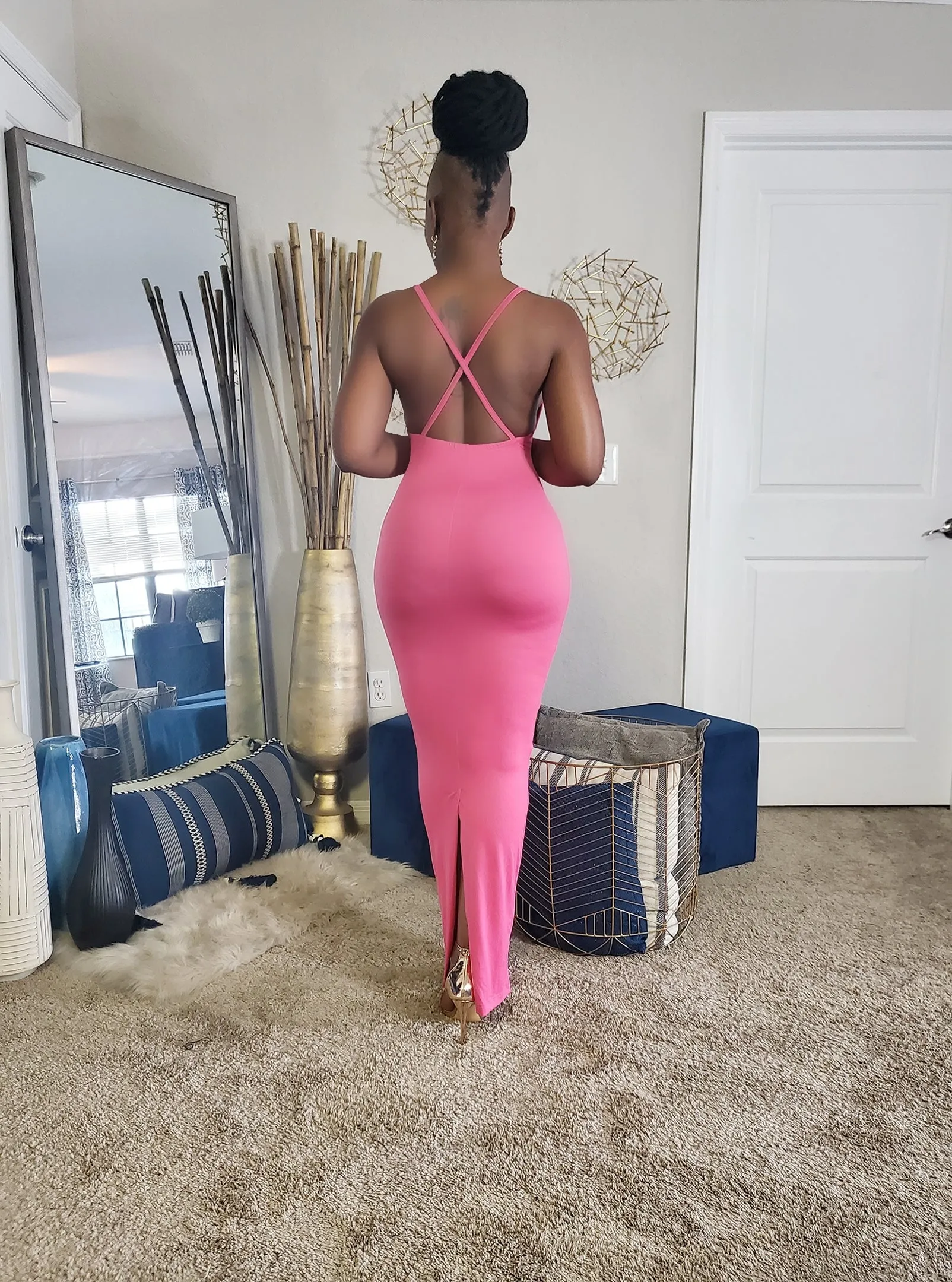 Summer Babe Crossback Maxi Dress