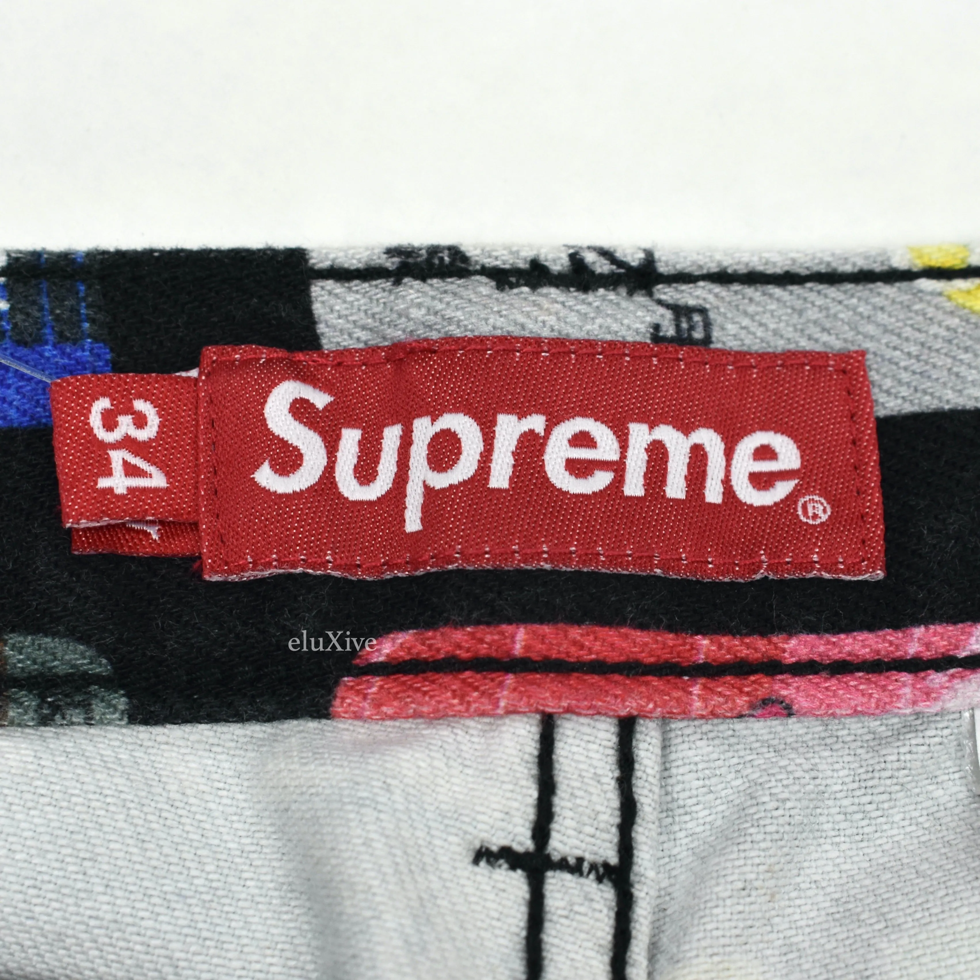 Supreme - Credit Cards Print Denim Jeans