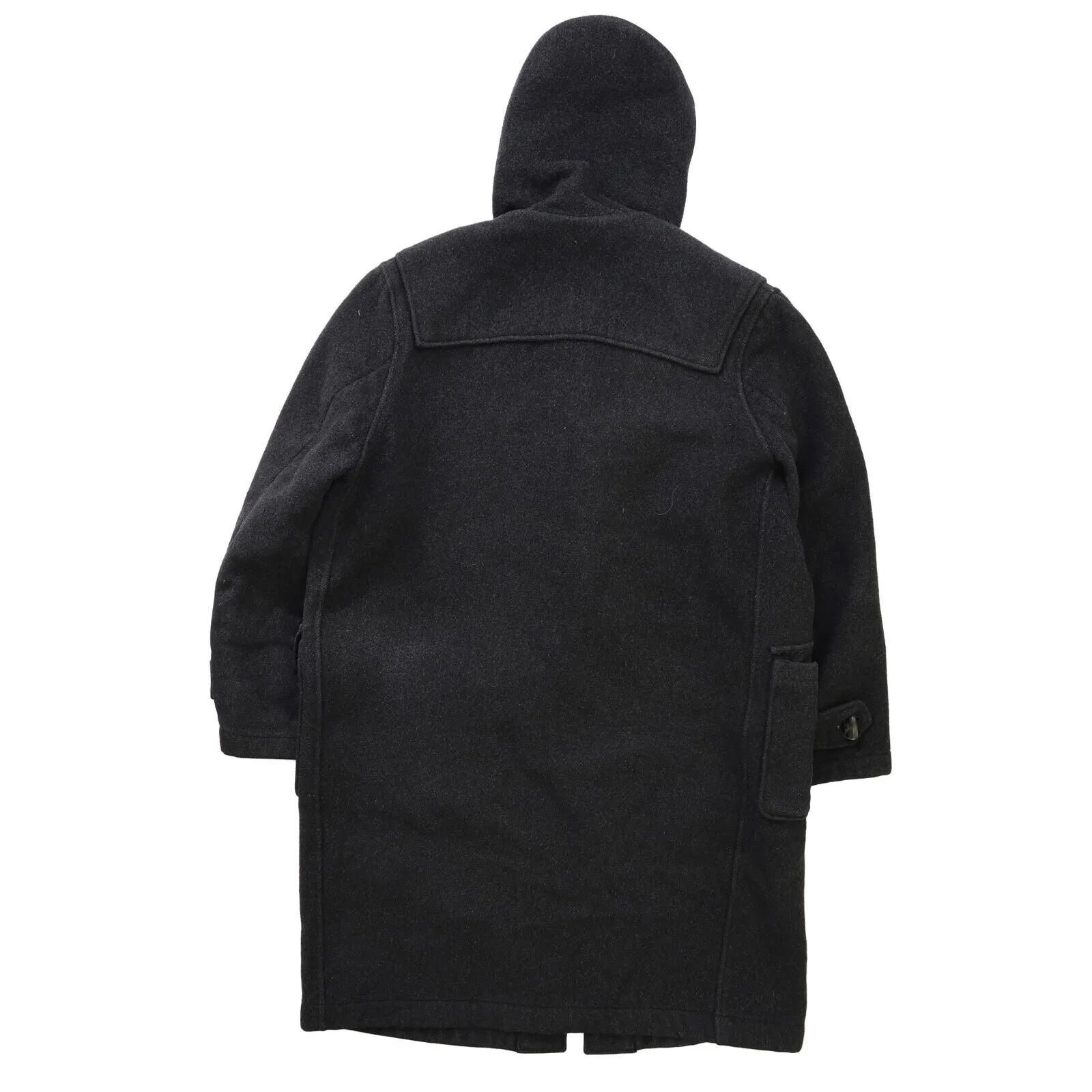 Vintage Gloverall Duffle Wool Coat Jacket Size 34 Black