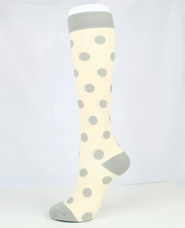 Wave point compression socks