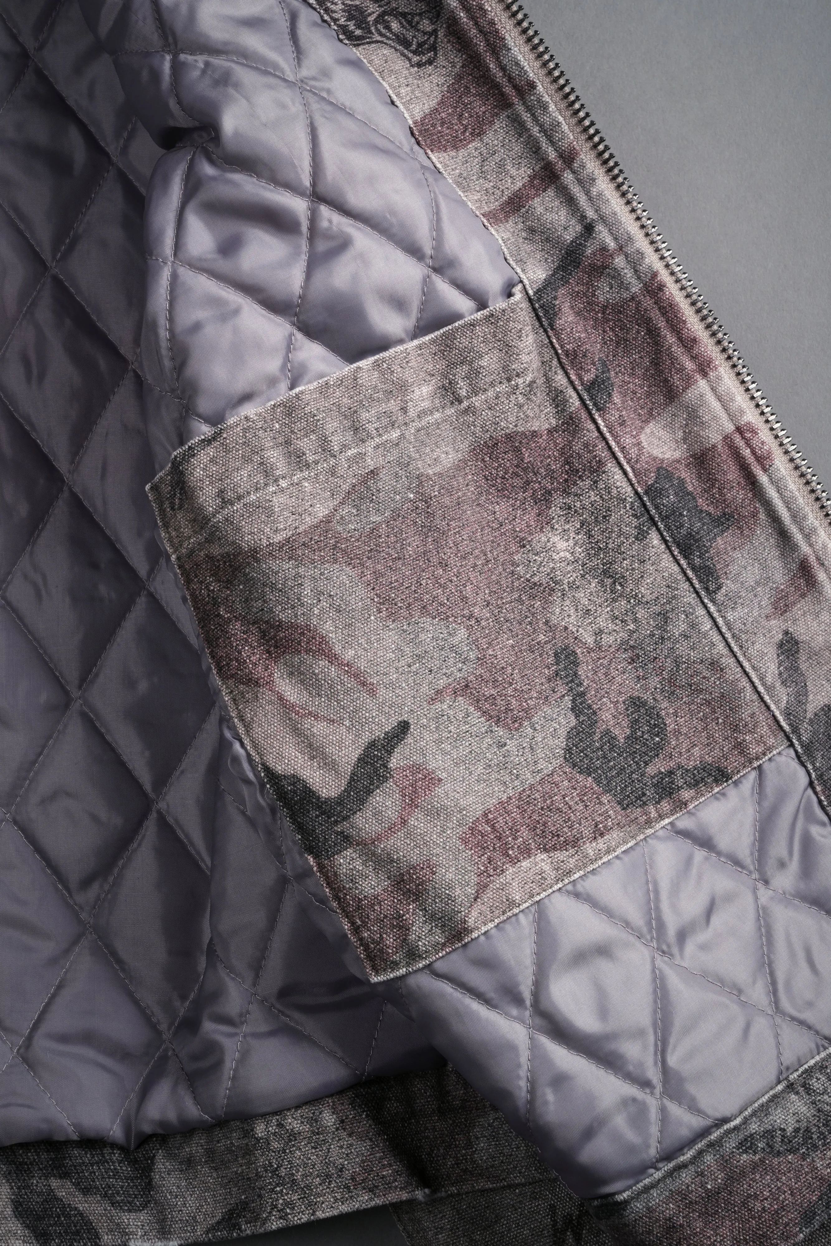 Wolves Among Roses Wayland Cropped Jacket in Blooming Woodland Camo