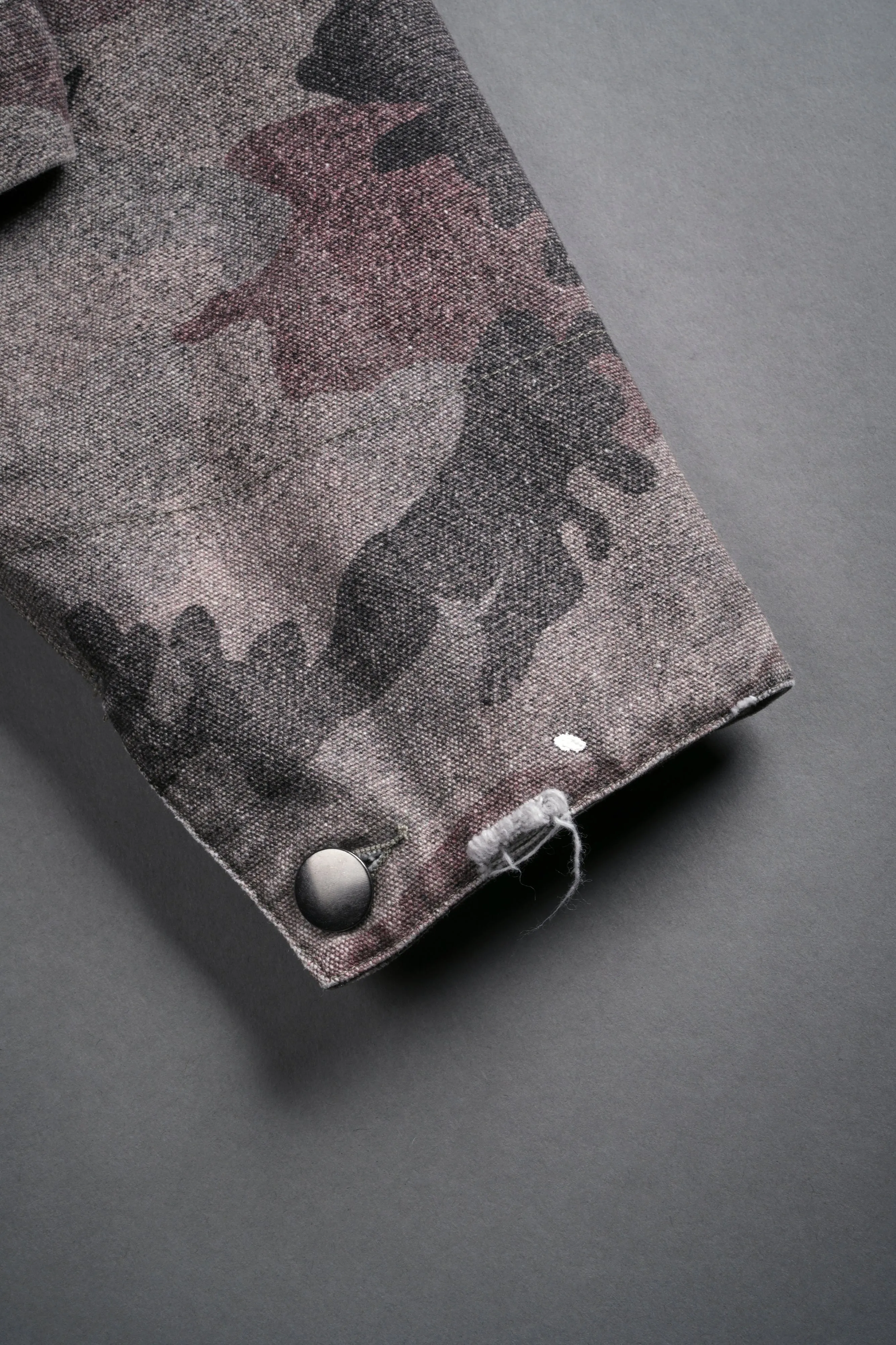 Wolves Among Roses Wayland Cropped Jacket in Blooming Woodland Camo